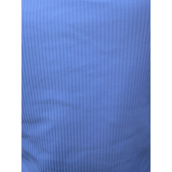 Andie Swim The Paloma White Ribbed One Piece Swimsuit Lace Back Square Neck Sz M - Picture 10 of 16